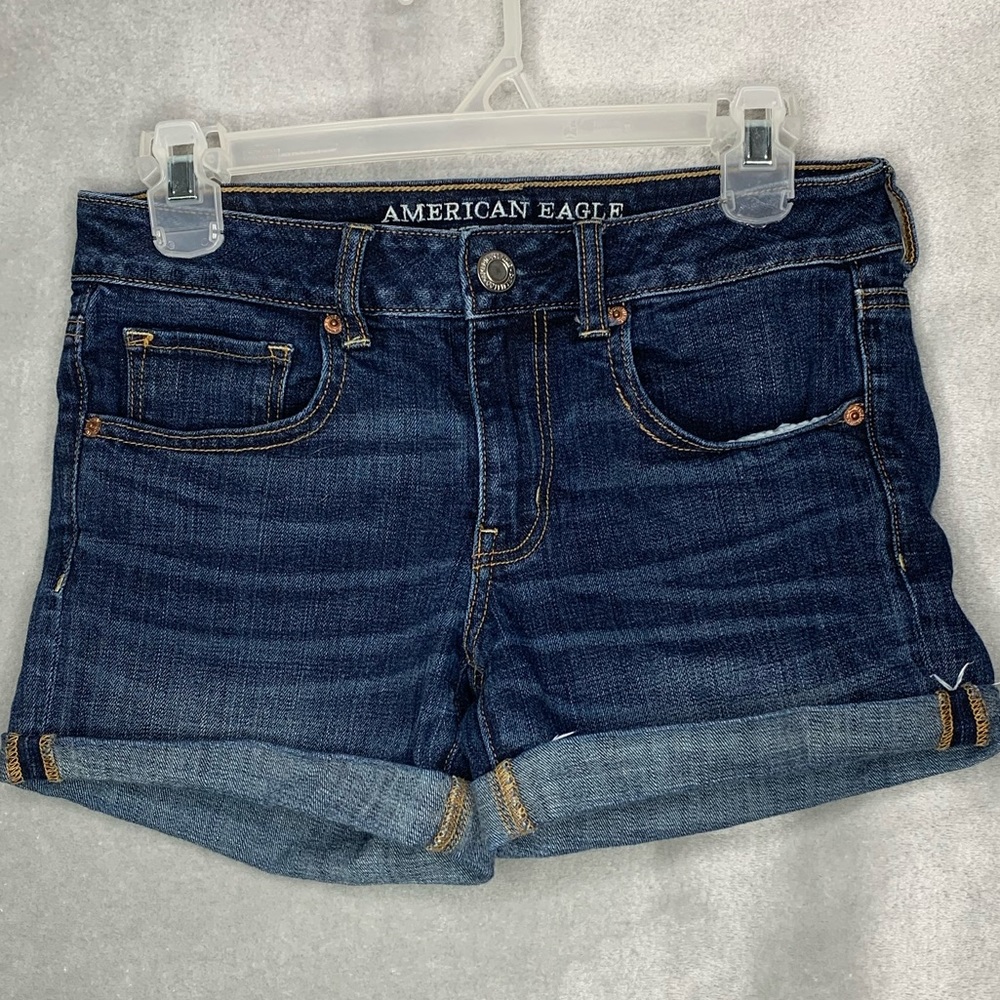 American Eagle stretch denim shorts